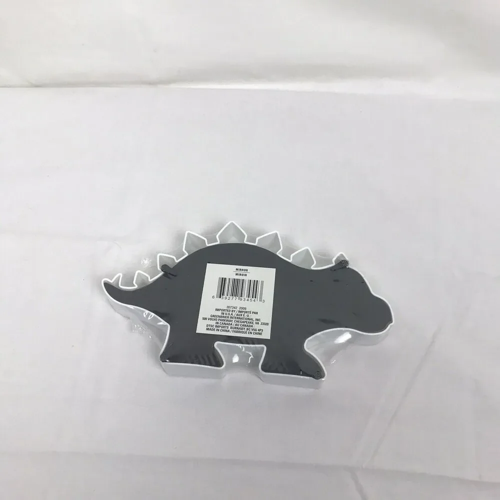 NEW STEGASAURUS CUTE WHITE DINOSAUR MIRROR HOME ROOM‎ DECOR 9
